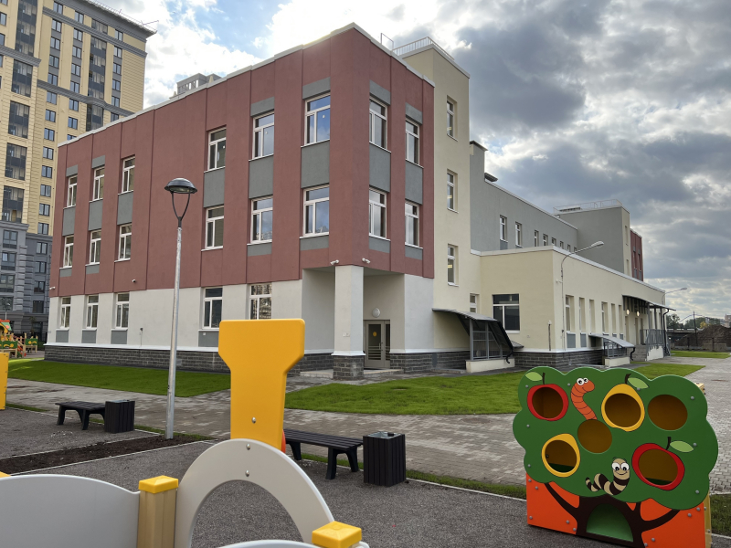В Невском районе построили новый детский сад на 140 мест