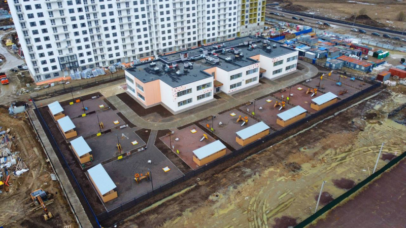 В Новоселье построили новый детский сад на 220 мест
