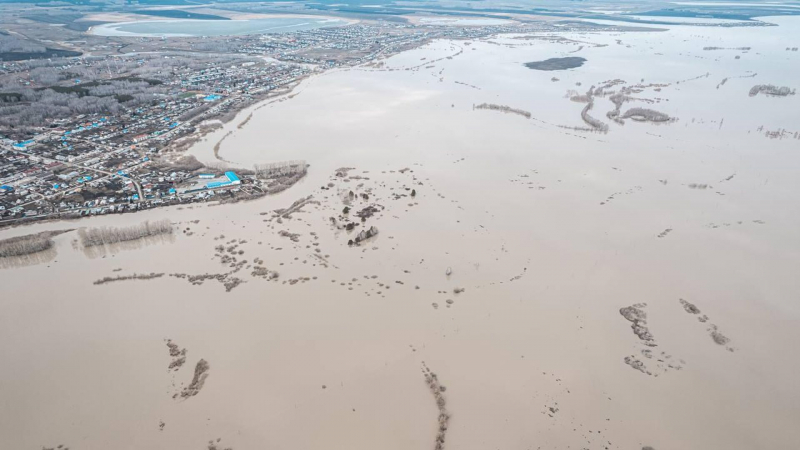 Уровень воды в реке у Ишима за день увеличился на 95 сантиметров